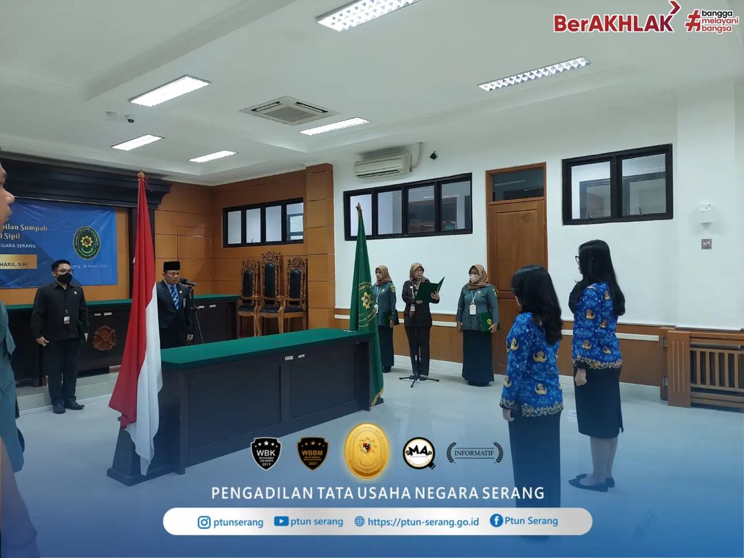 pelantikan-dan-pengambilan-sumpah-pegawai-negeri-sipil-pengadilan-tata-usaha-negara-serang