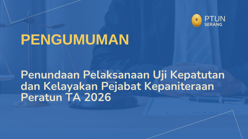 [PENGUMUMAN] Penundaan Pelaksanaan…....